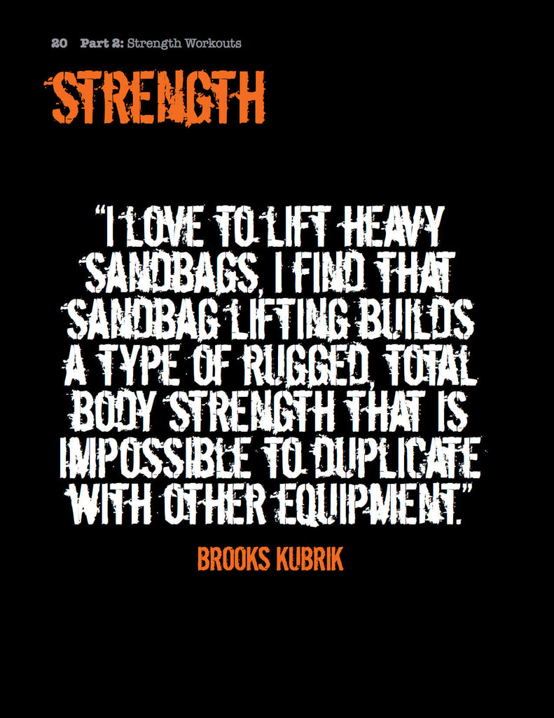 Sandbag Fitness 150 High Intensity Workouts Strength