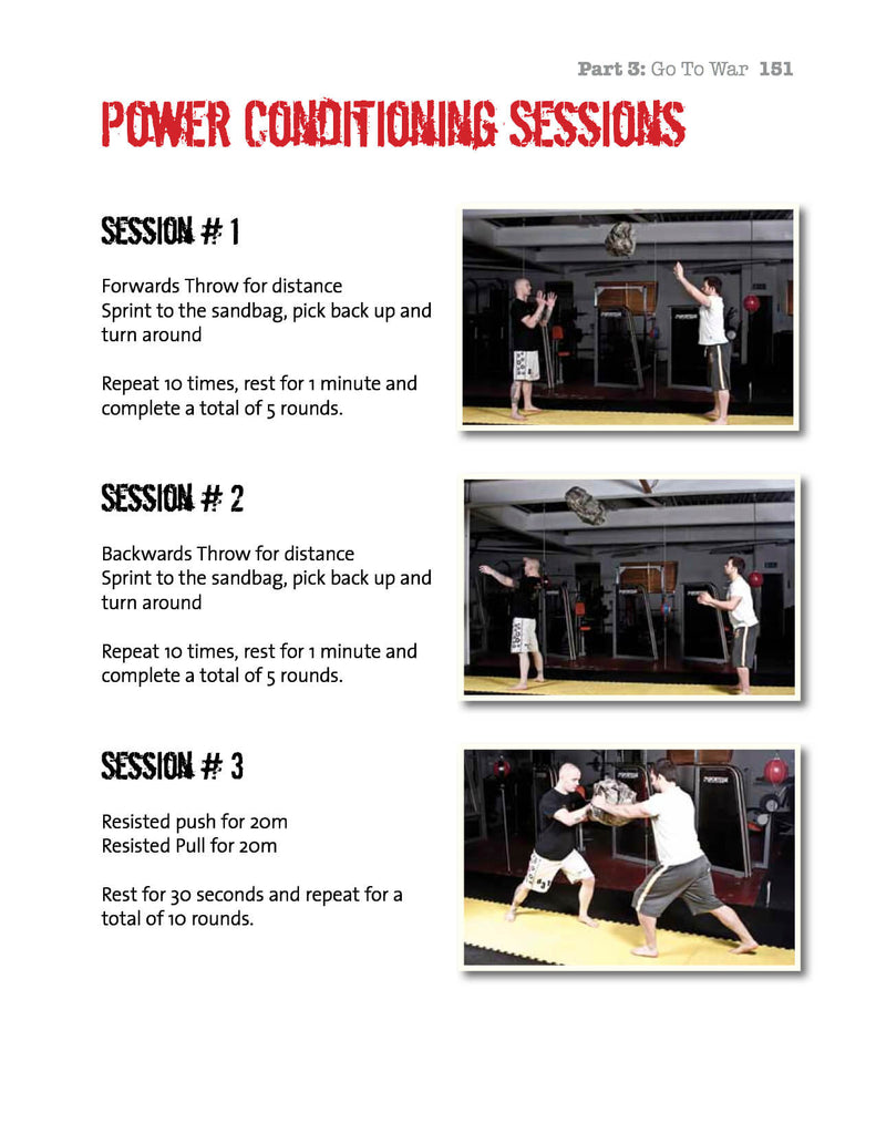 Sandbag Training For MMA & Combat Sports Power Conditioning Sessions